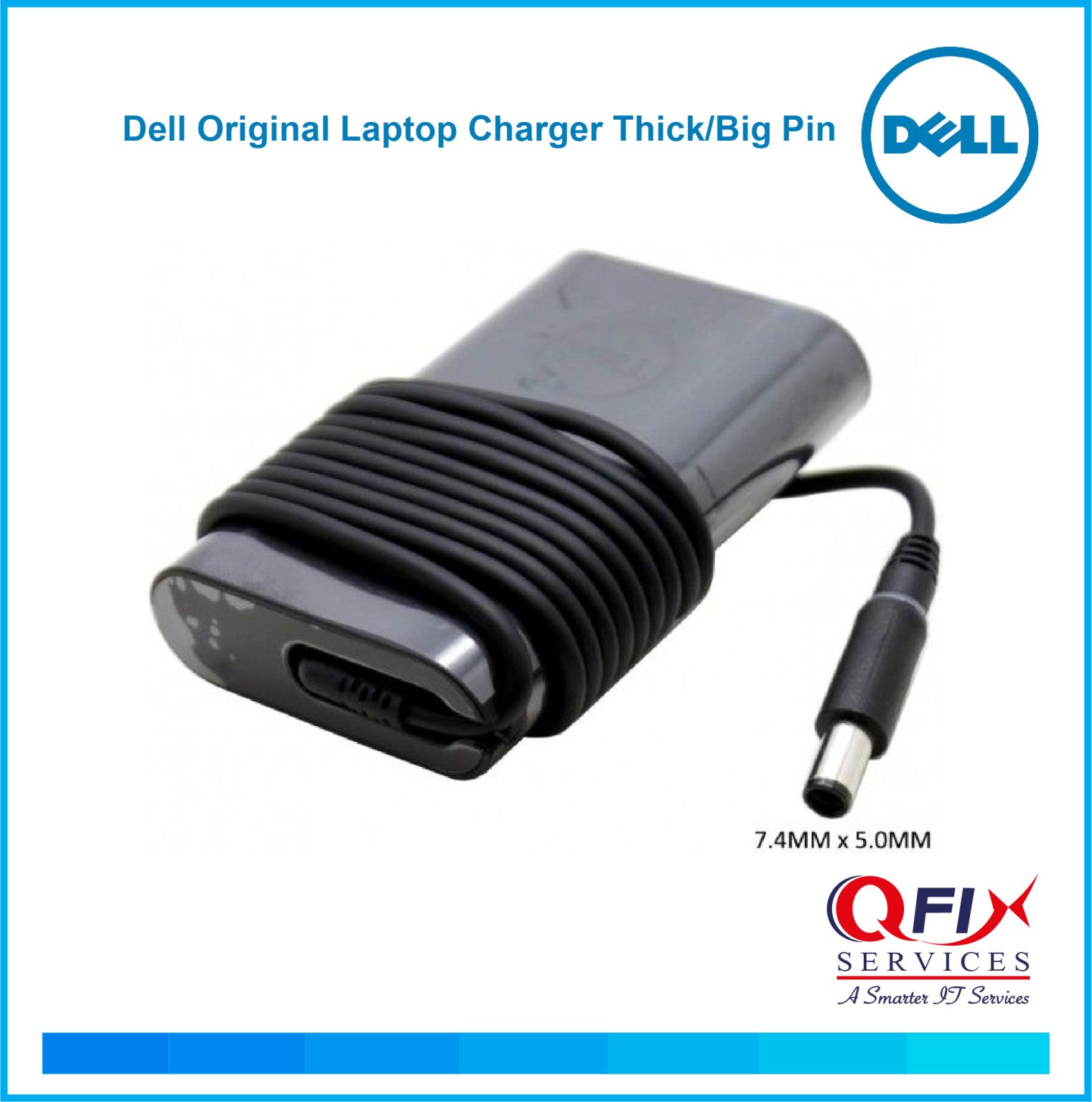 Dell Laptop Charger Adapter 65 Watt 19.5V